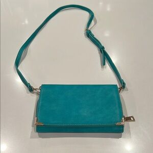 Urban Expressions Blue Shoulder Bag Sleek Design